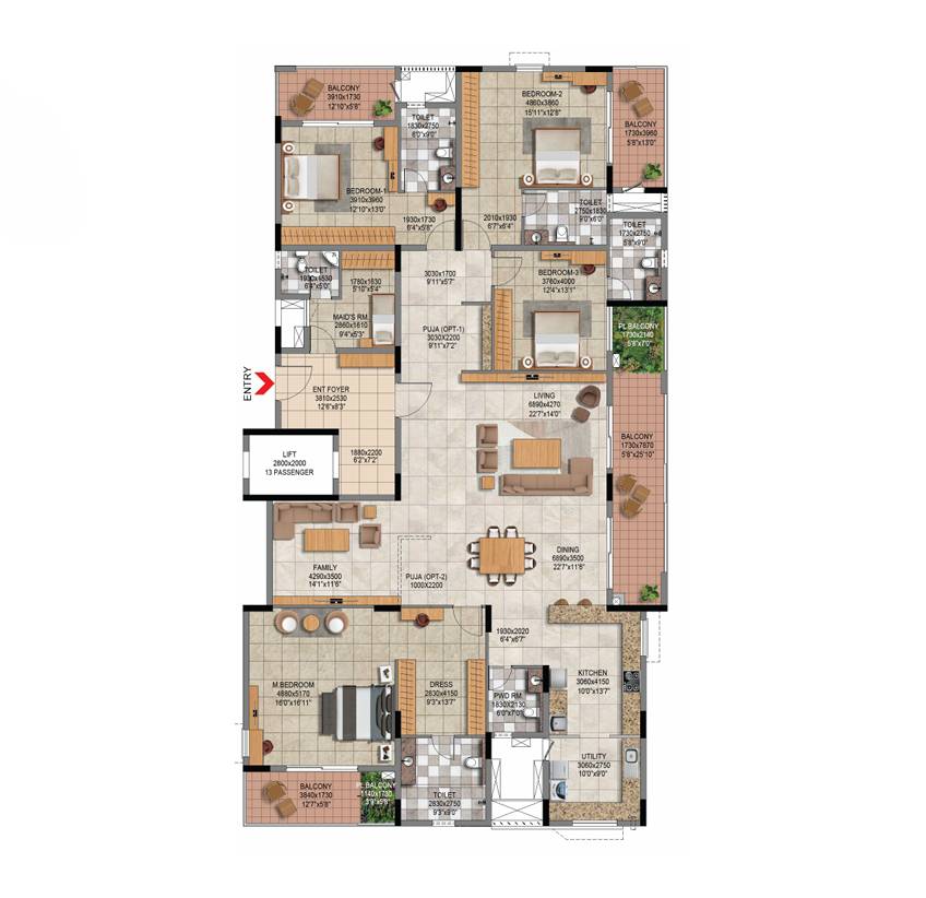 BSCPL Bollineni Vienna Floorplan-3