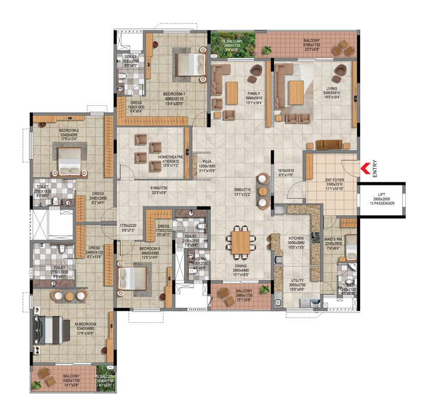 BSCPL Bollineni Vienna Floorplan-4